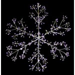 Starburst Snowflake Christmas Display Light Motifs - Dual Colour 